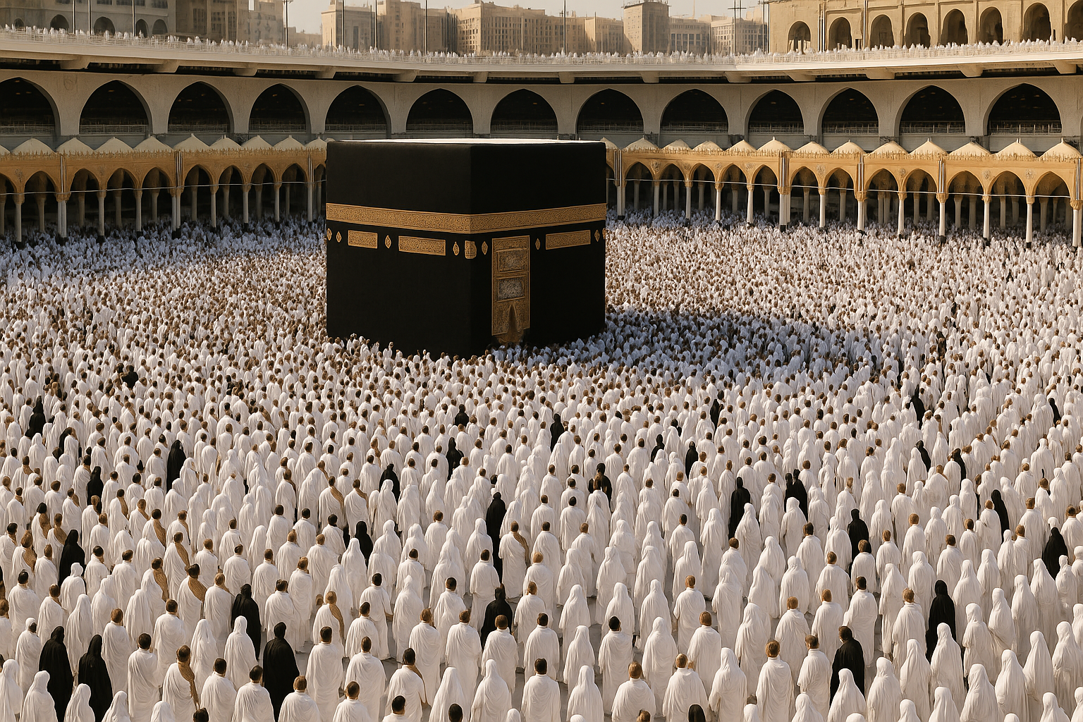 مسلمانان در مراسم ذی الحجه